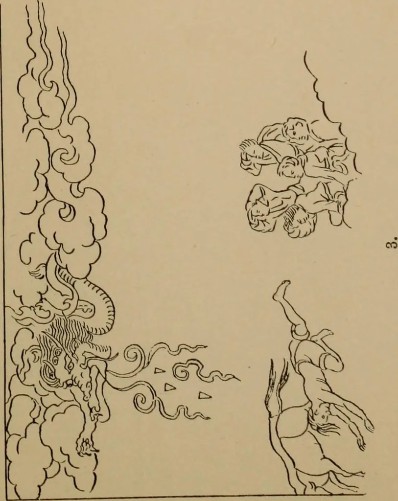 An illustration from Obzor sobraniia predmetov lamaskago kul'ta kn. .. Ukhtomskago, 1905, leaf 222