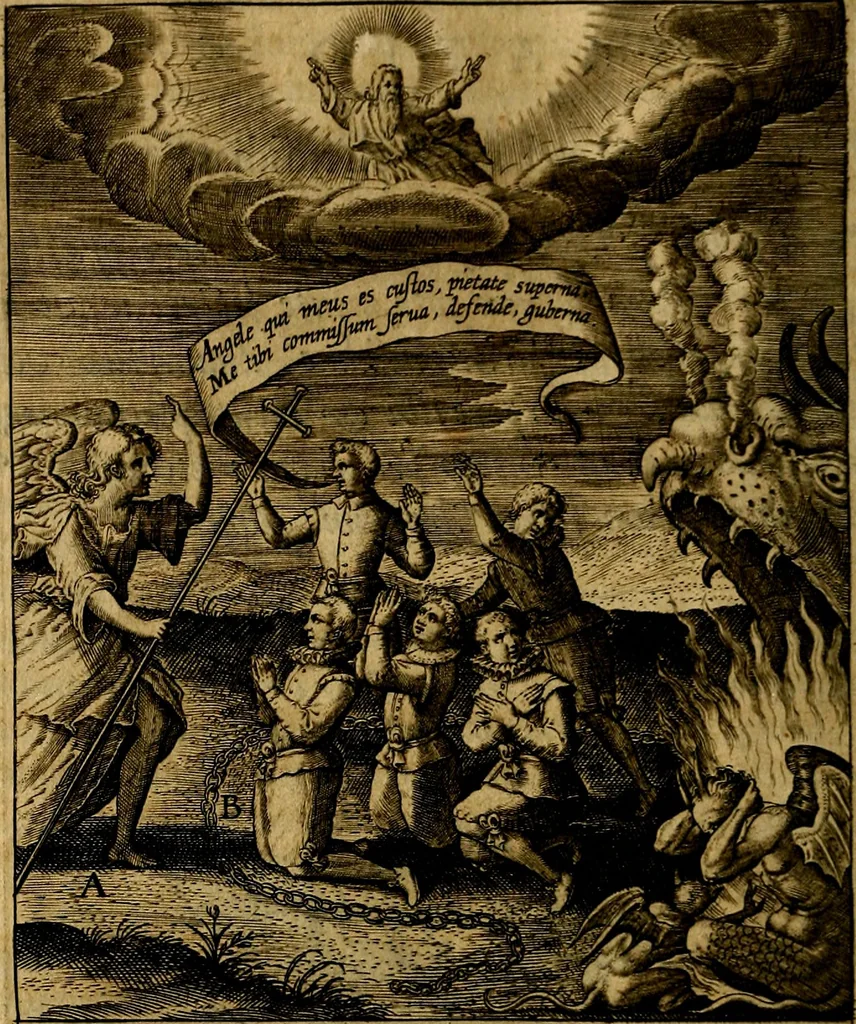 An illustration from Occasio Arrepta. Neglecta. Hvivs Commode; Illivs incommoda, 1605, leaf 245