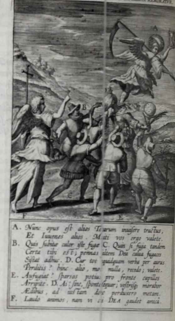 An illustration from Occasio arrepta, neglecta, hvivs commoda, illivs incommoda, 1605, leaf 156