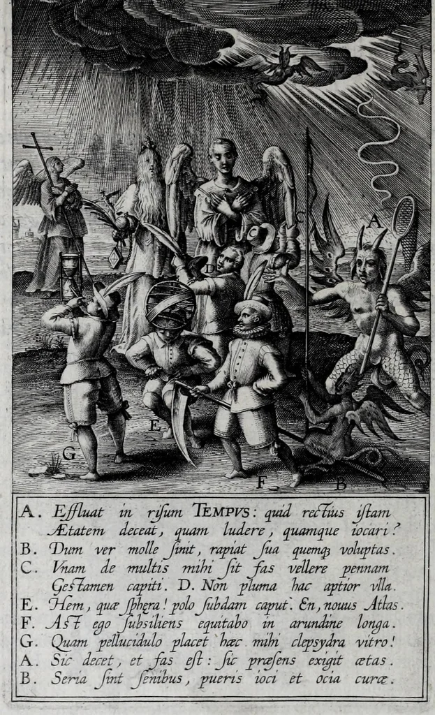 An illustration from Occasio arrepta, neglecta, hvivs commoda, illivs incommoda, 1605, leaf 66