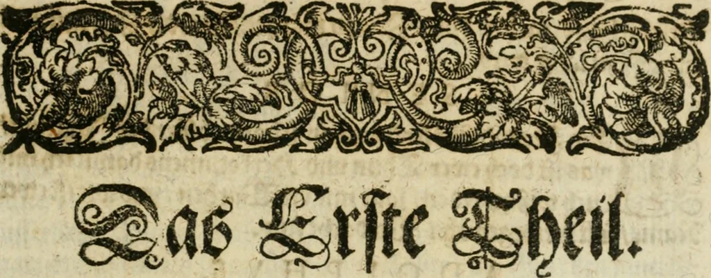 An illustration from Occvlta philosophia : von den verborgenen philosophischen Geheimnussen der heimlichen Goldblumen vnd lapidis philosophorum, was derselbige, vnd wie zu Erlangung dessen zu procediren, aussführlicher Bericht in einem philosophischen Gespräch verfasset : sampt der Schmaragd Taffel, Paraboln, symbolis, vnd 18. sonderbaren Figuren der hochberühmten Philosophen Hermetis Trismegisti vnd F. Basilii Valentini durch welche diese Kunst der philosophischen Goldblumen vollkomlich erkläret an Tag gegeben, 1613, leaf 12