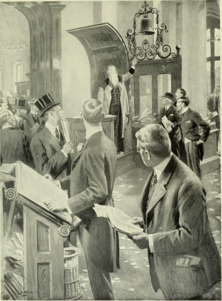 An illustration from Ocean trade and shipping, 1914, leaf 134