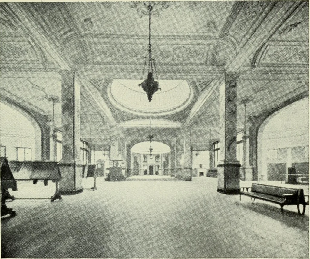 An illustration from Ocean trade and shipping, 1914, leaf 149