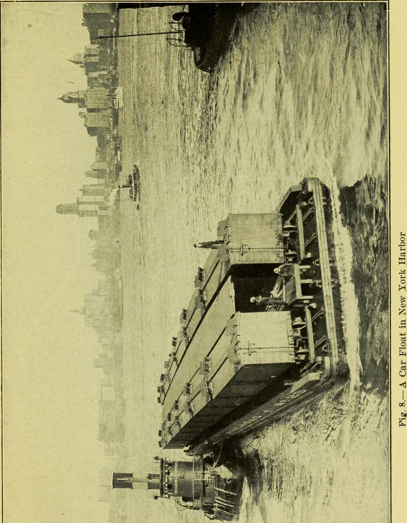 An illustration from Ocean traffic and trade, 1921, leaf 78