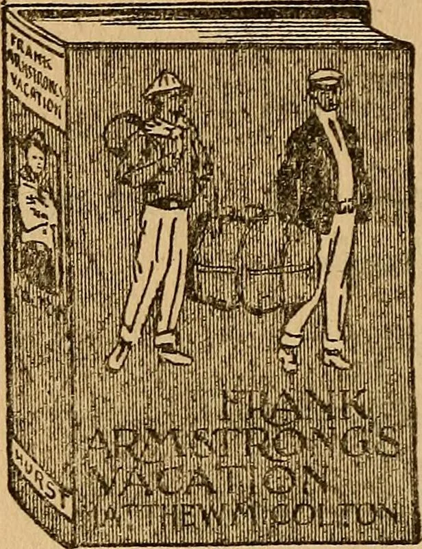 An illustration from The ocean wireless boys on the Atlantic, 1914, leaf 321