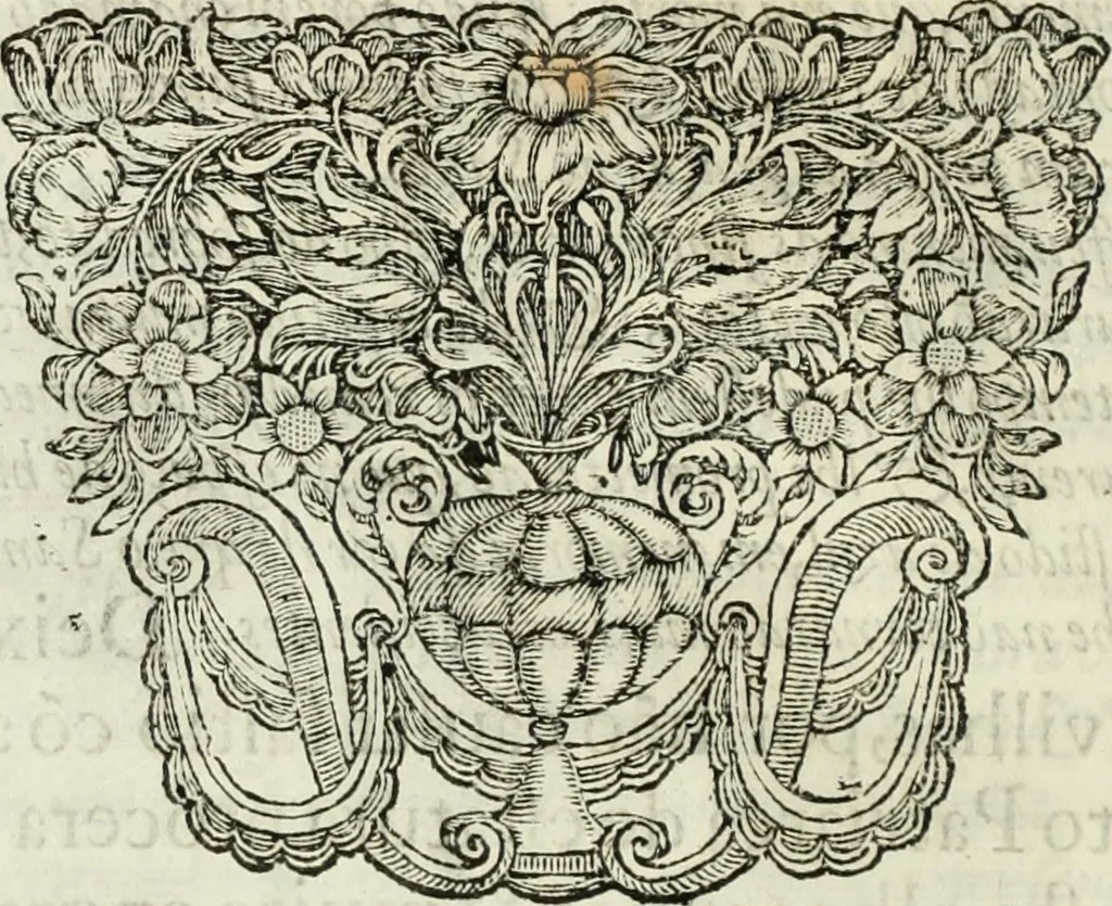 An illustration from O ceo aberto na terra : historia das sagradas congregações dos conegos seculares de S. Jorge em Alga de Venesa, & de S. Joaõ Evangelista em Portugal, 1697, leaf 209