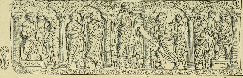 An illustration from Ocherki pamiatnikov khristiansko ikonografi i iskusstva, 1900, leaf 102