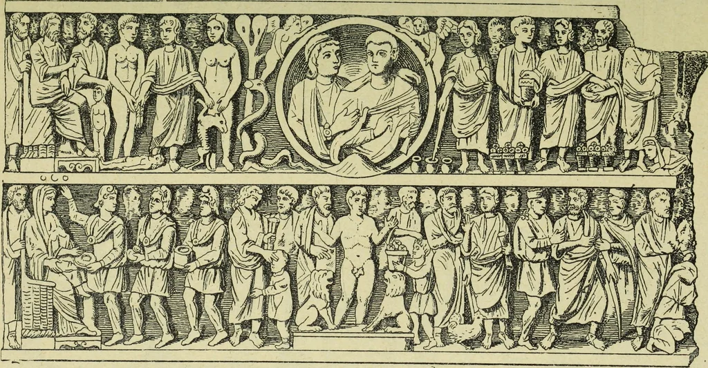 An illustration from Ocherki pamiatnikov khristiansko ikonografi i iskusstva, 1900, leaf 106