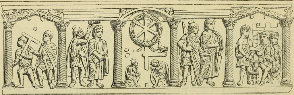 An illustration from Ocherki pamiatnikov khristiansko ikonografi i iskusstva, 1900, leaf 107