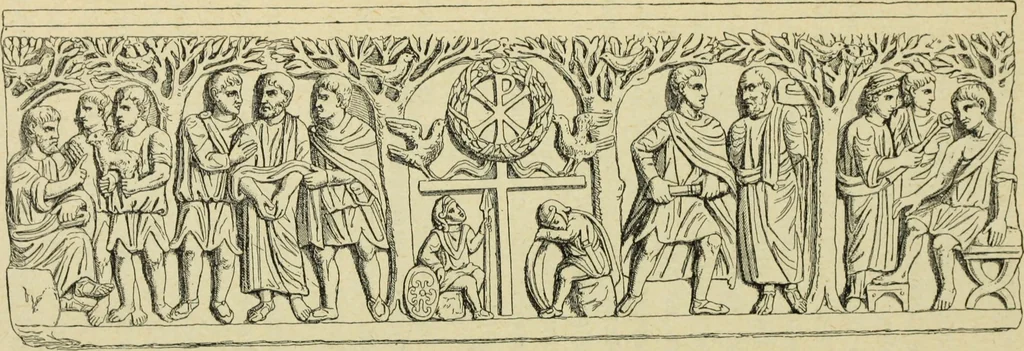 An illustration from Ocherki pamiatnikov khristiansko ikonografi i iskusstva, 1900, leaf 109