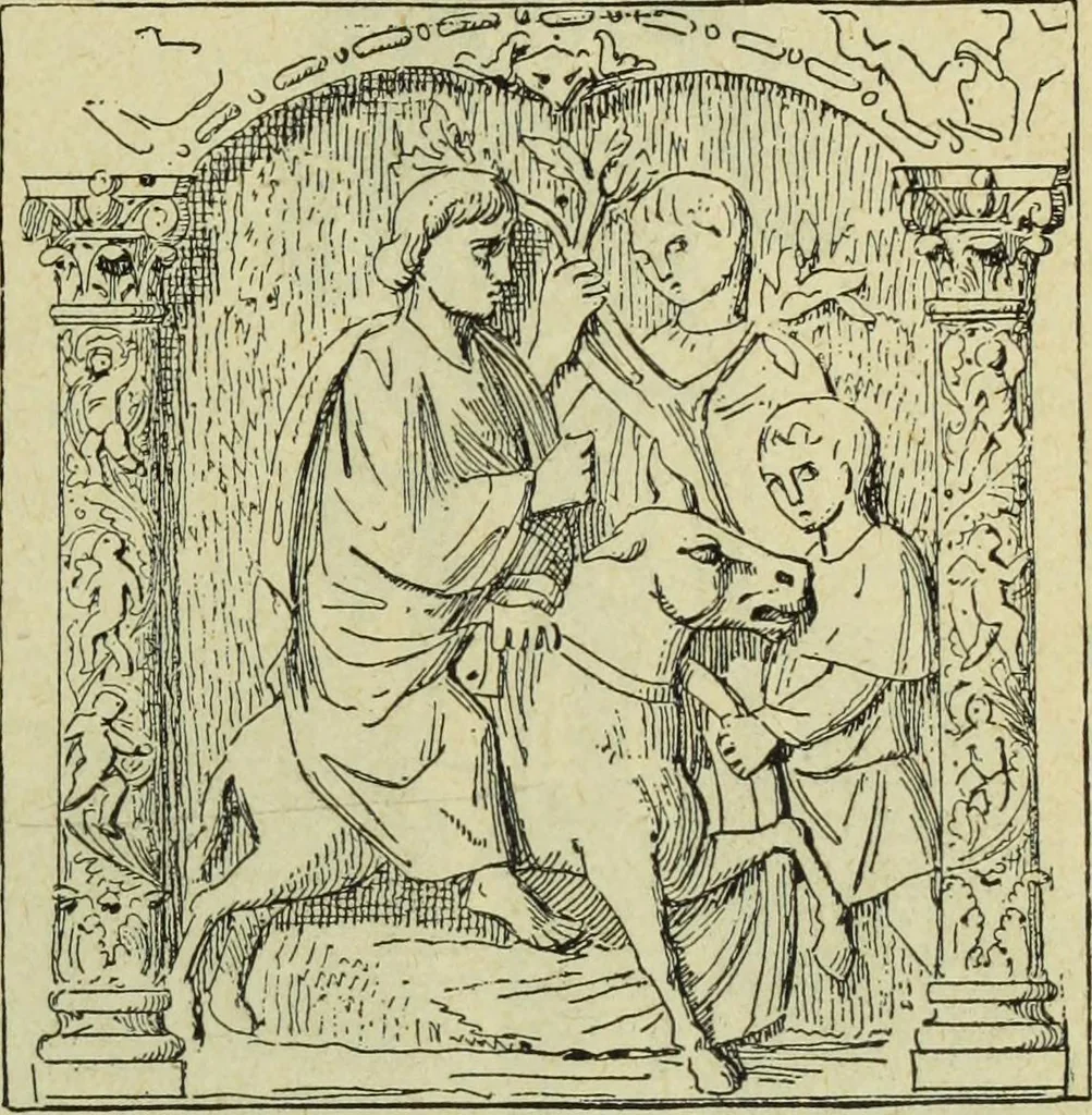 An illustration from Ocherki pamiatnikov khristiansko ikonografi i iskusstva, 1900, leaf 110
