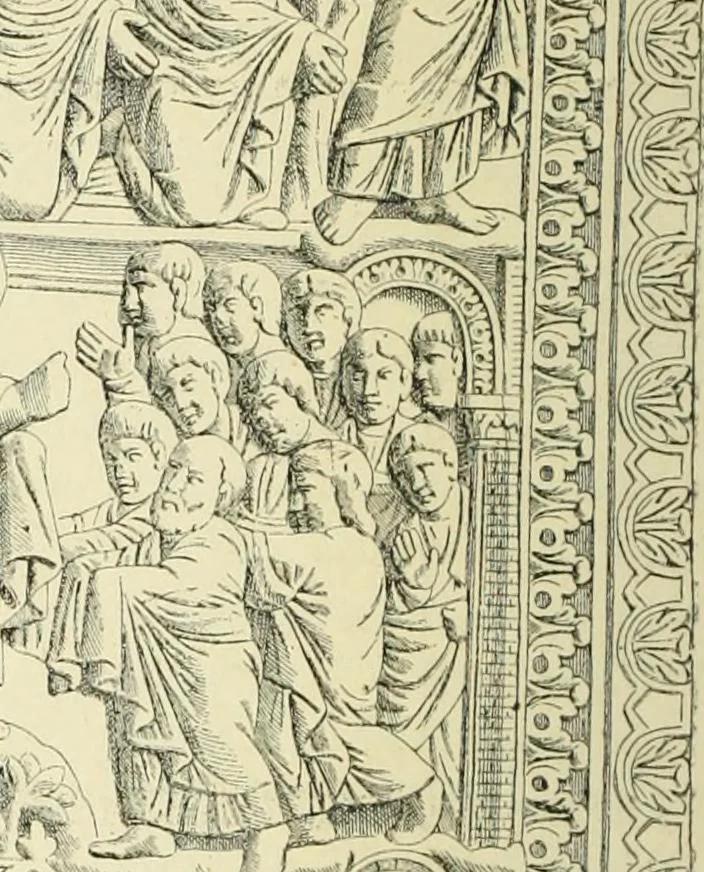 An illustration from Ocherki pamiatnikov khristiansko ikonografi i iskusstva, 1900, leaf 117
