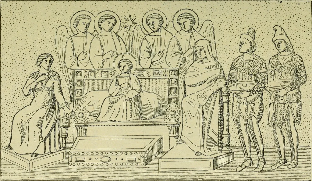 An illustration from Ocherki pamiatnikov khristiansko ikonografi i iskusstva, 1900, leaf 132