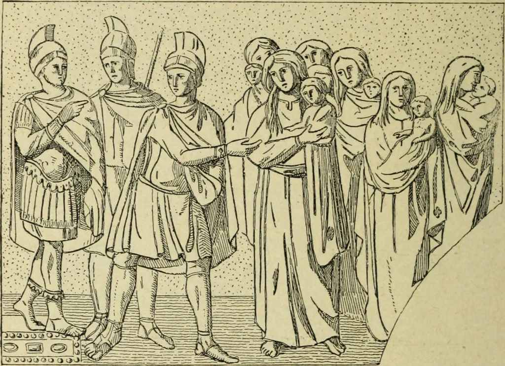An illustration from Ocherki pamiatnikov khristiansko ikonografi i iskusstva, 1900, leaf 133