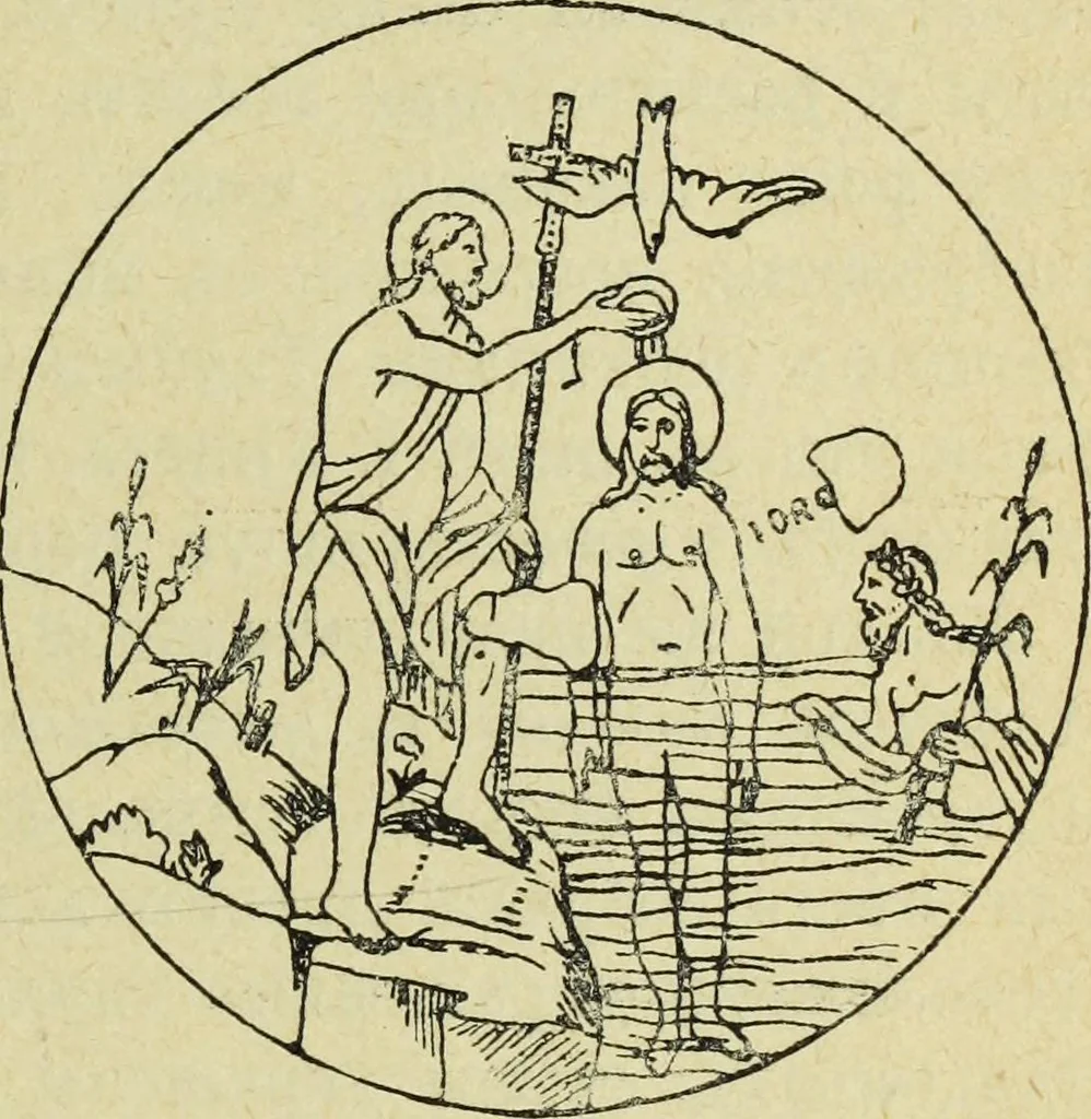 An illustration from Ocherki pamiatnikov khristiansko ikonografi i iskusstva, 1900, leaf 148