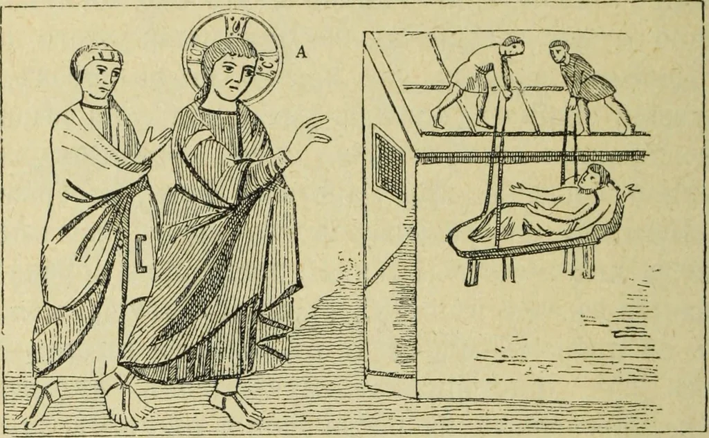 An illustration from Ocherki pamiatnikov khristiansko ikonografi i iskusstva, 1900, leaf 153