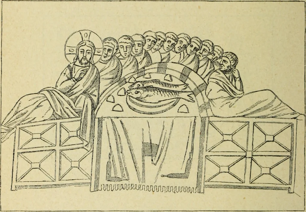 An illustration from Ocherki pamiatnikov khristiansko ikonografi i iskusstva, 1900, leaf 155