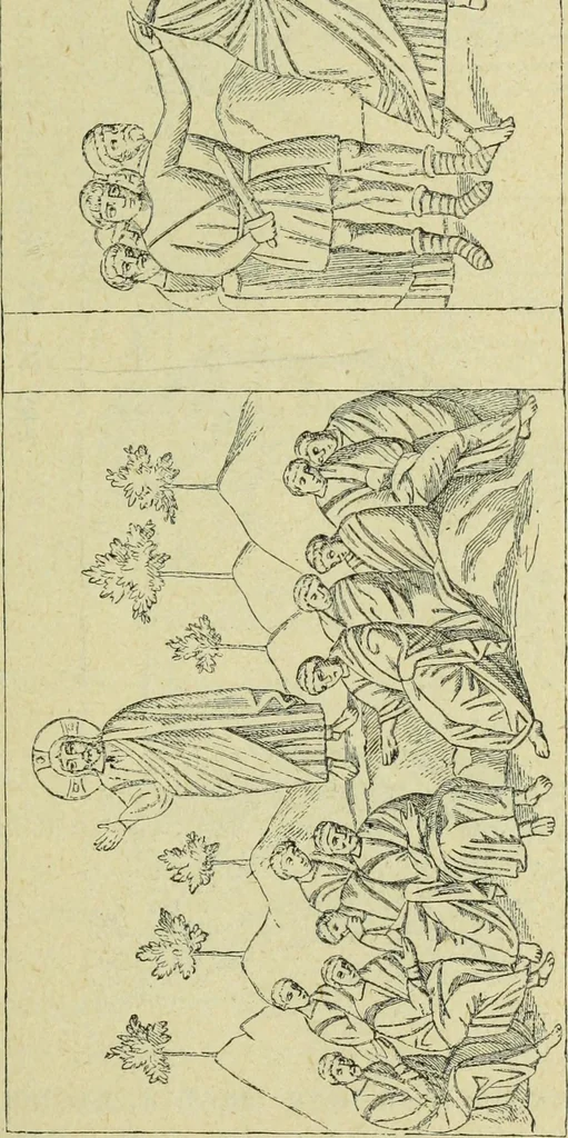 An illustration from Ocherki pamiatnikov khristiansko ikonografi i iskusstva, 1900, leaf 156