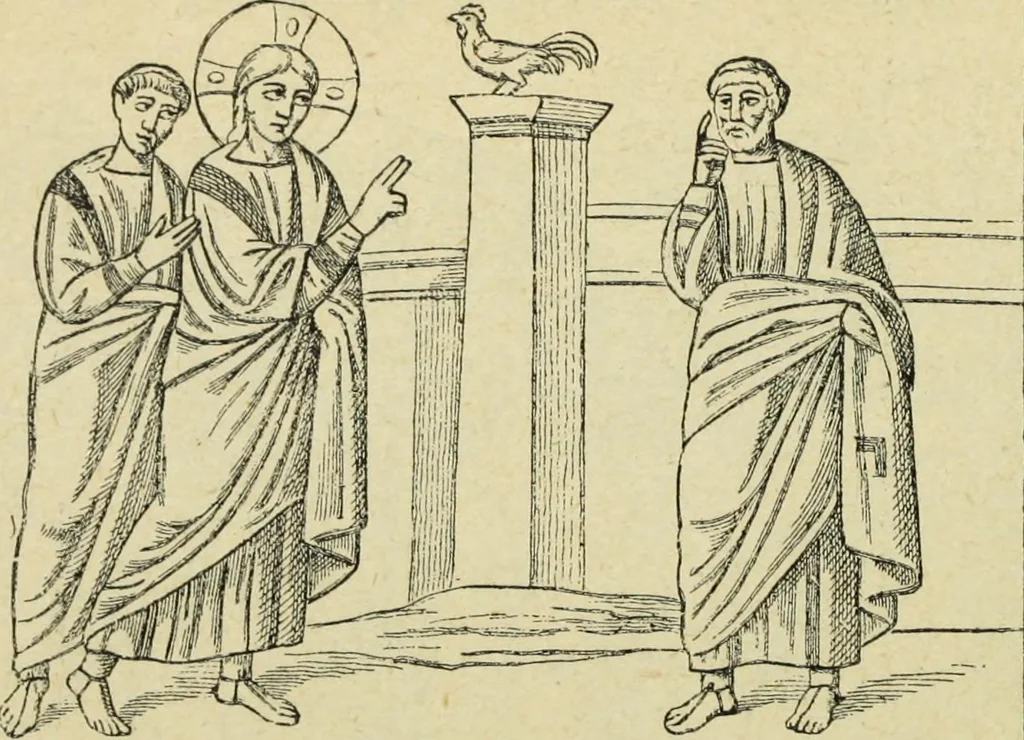 An illustration from Ocherki pamiatnikov khristiansko ikonografi i iskusstva, 1900, leaf 157