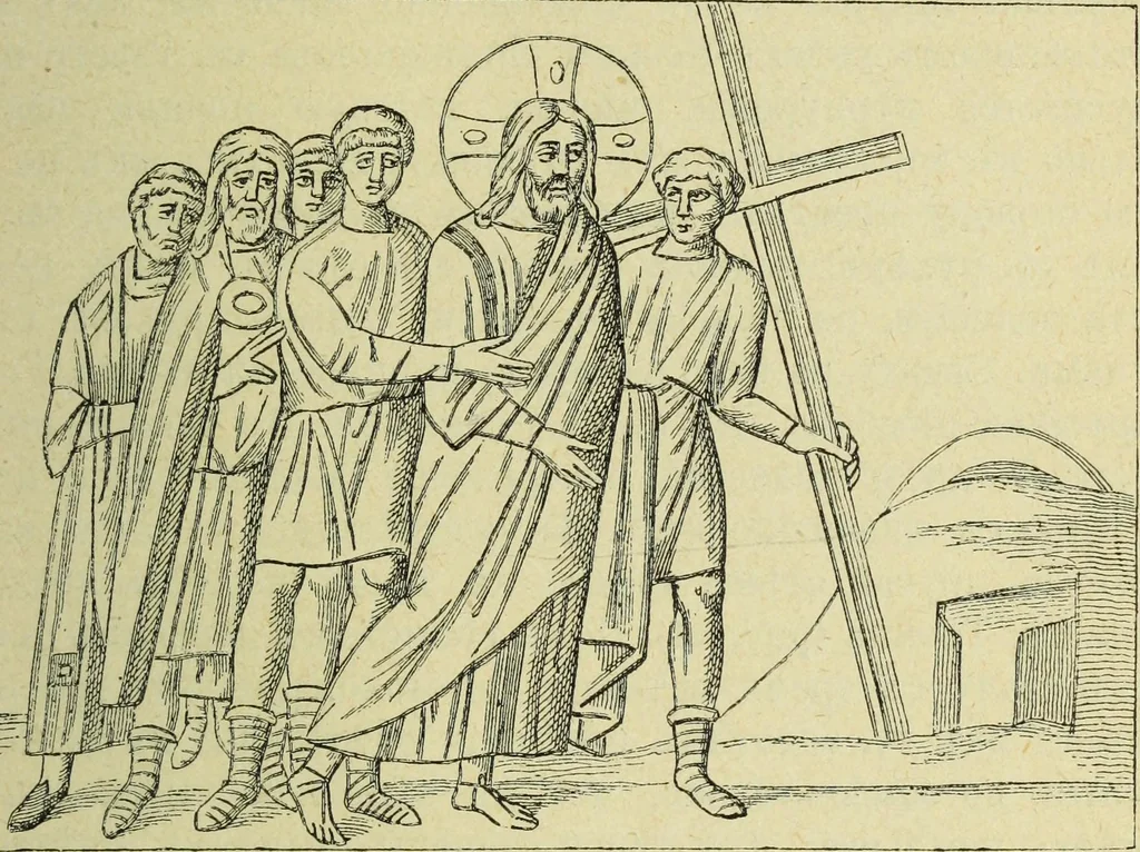 An illustration from Ocherki pamiatnikov khristiansko ikonografi i iskusstva, 1900, leaf 158