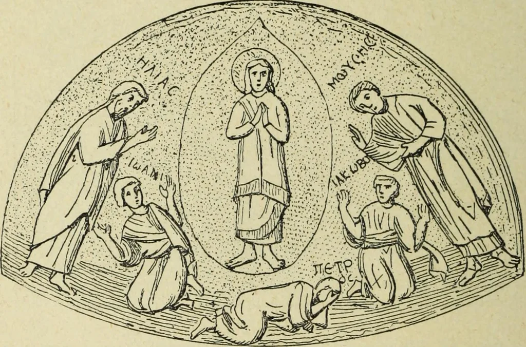 An illustration from Ocherki pamiatnikov khristiansko ikonografi i iskusstva, 1900, leaf 169