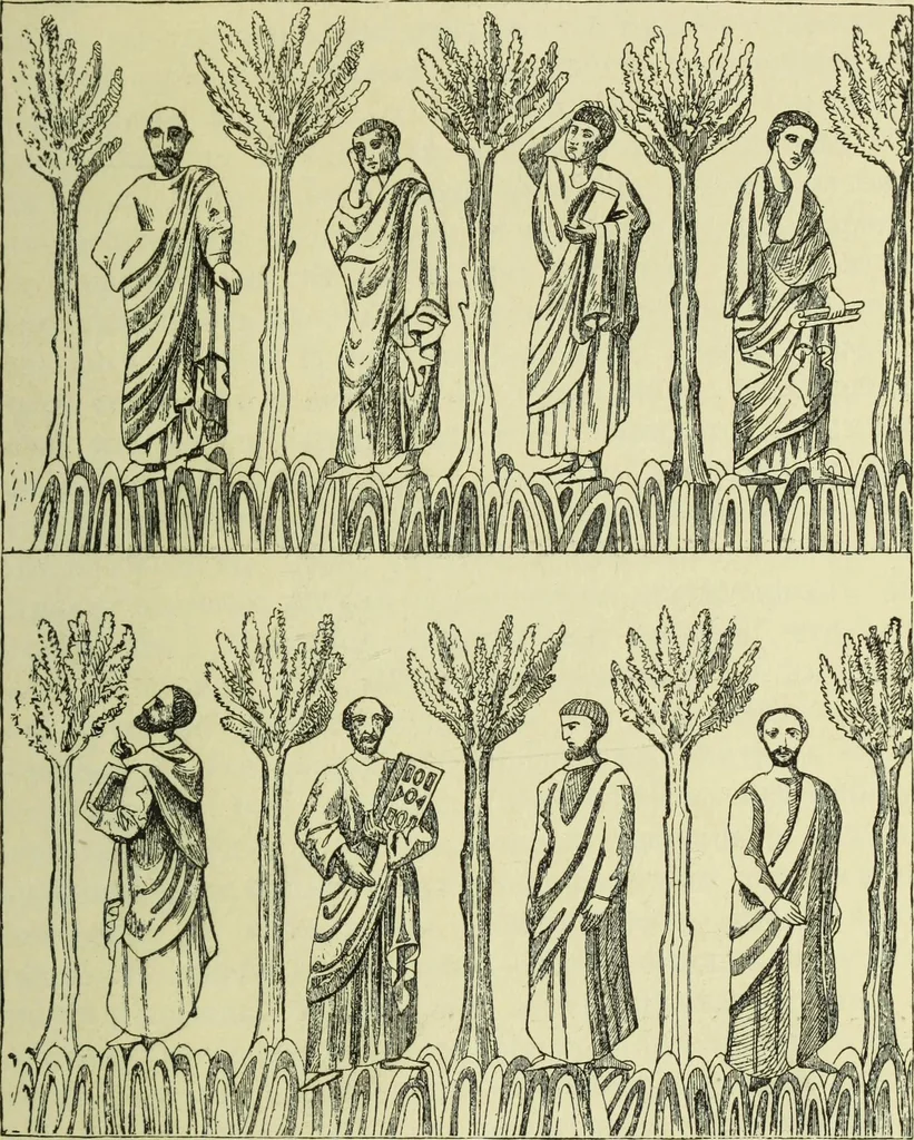 An illustration from Ocherki pamiatnikov khristiansko ikonografi i iskusstva, 1900, leaf 176