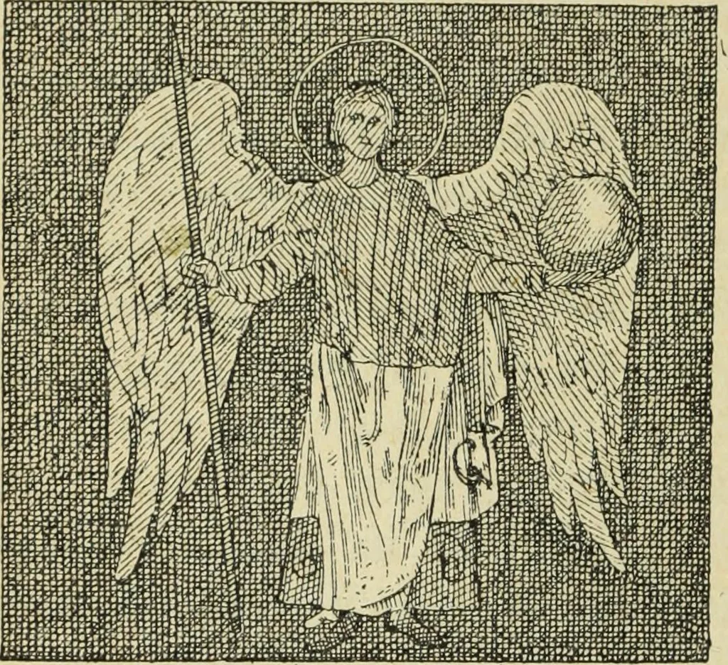An illustration from Ocherki pamiatnikov khristiansko ikonografi i iskusstva, 1900, leaf 187