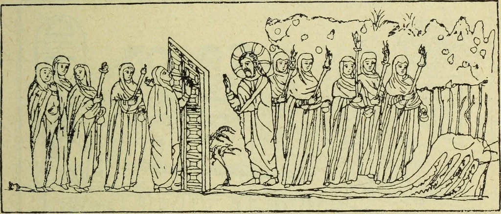 An illustration from Ocherki pamiatnikov khristiansko ikonografi i iskusstva, 1900, leaf 210