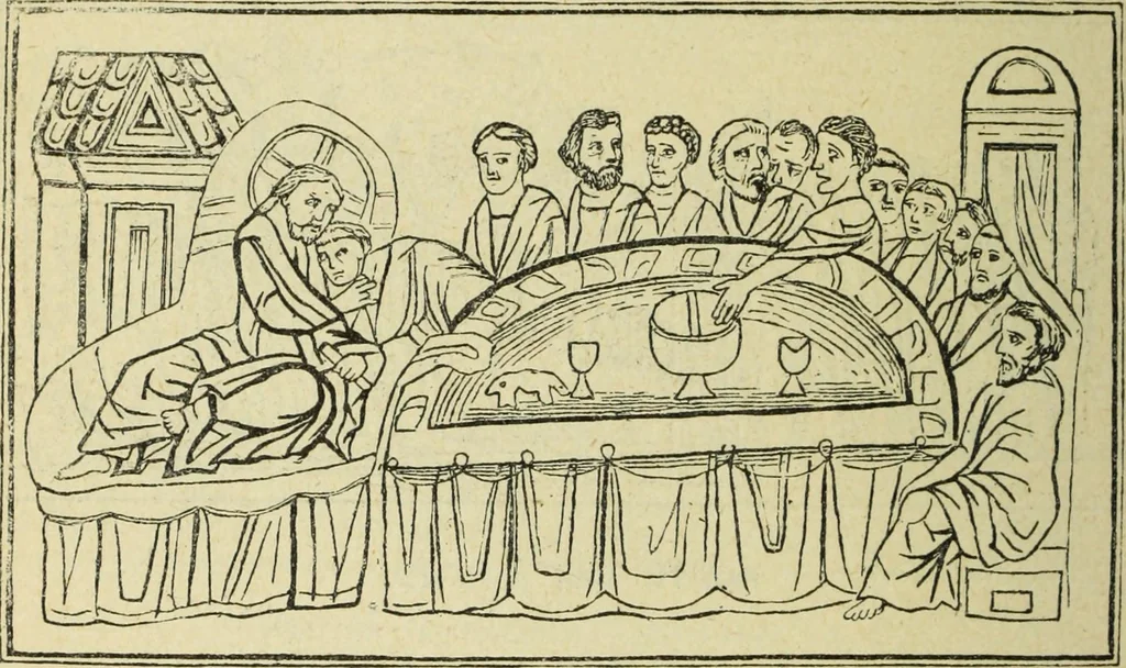 An illustration from Ocherki pamiatnikov khristiansko ikonografi i iskusstva, 1900, leaf 211