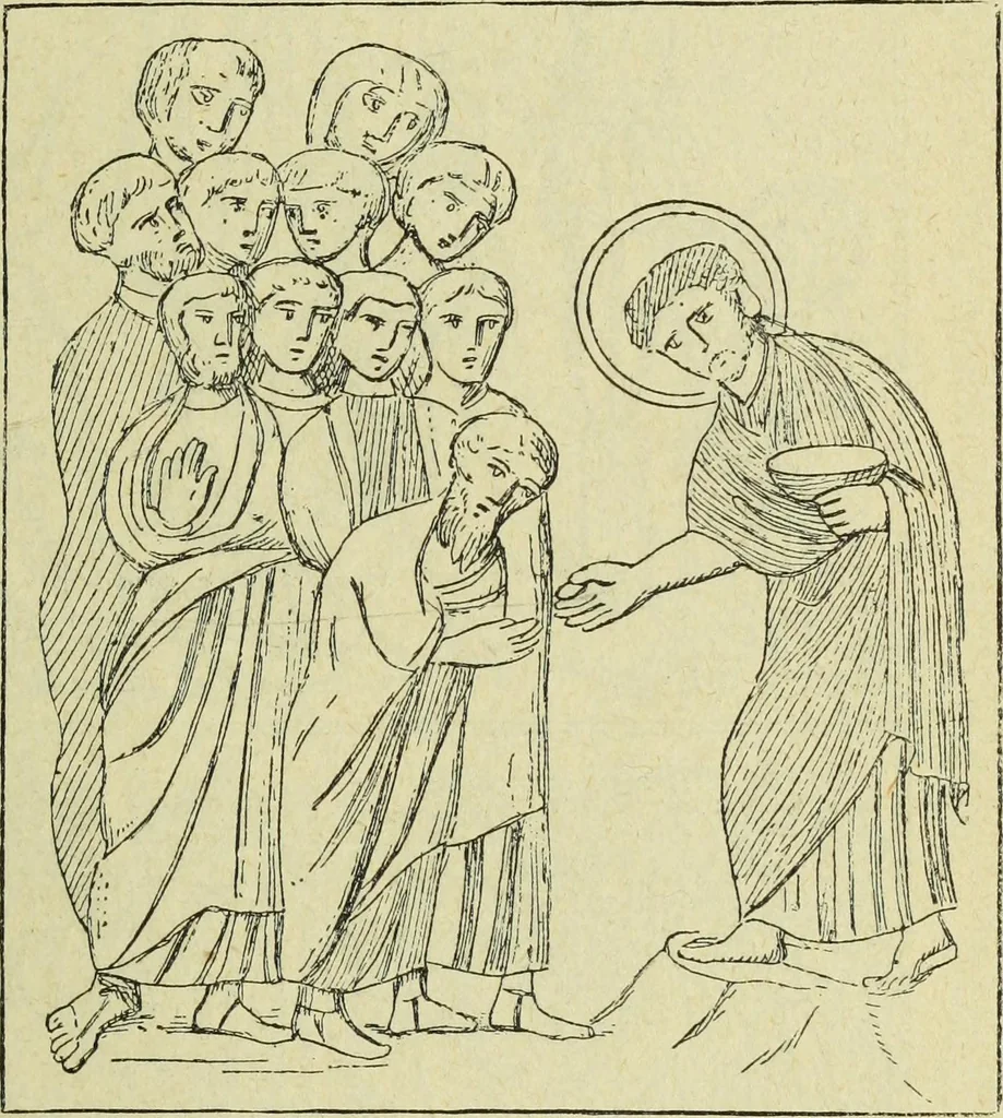 An illustration from Ocherki pamiatnikov khristiansko ikonografi i iskusstva, 1900, leaf 218