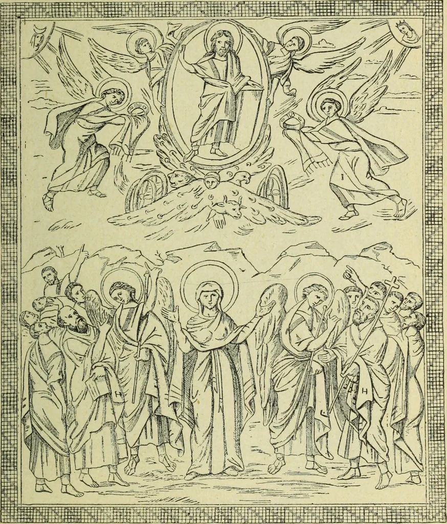 An illustration from Ocherki pamiatnikov khristiansko ikonografi i iskusstva, 1900, leaf 220