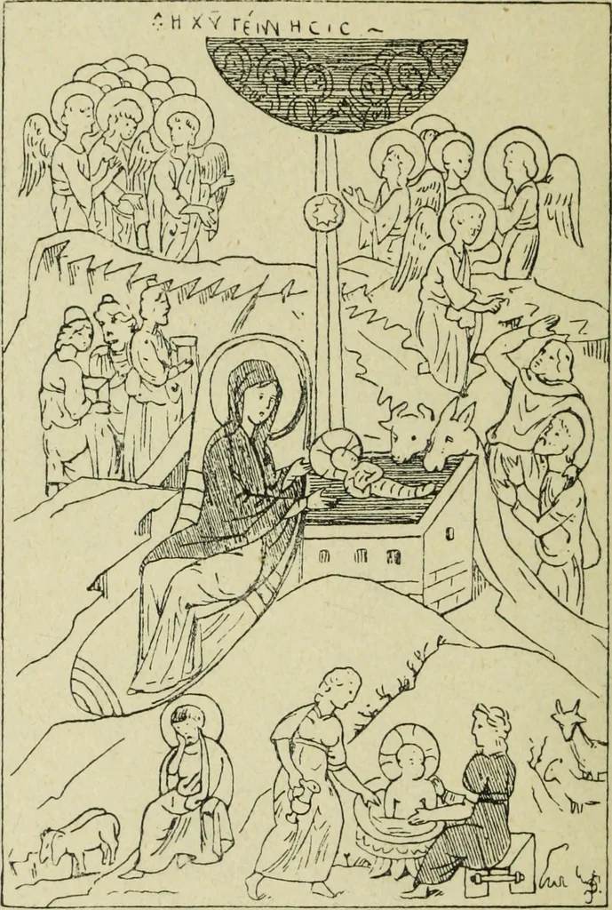 An illustration from Ocherki pamiatnikov khristiansko ikonografi i iskusstva, 1900, leaf 225