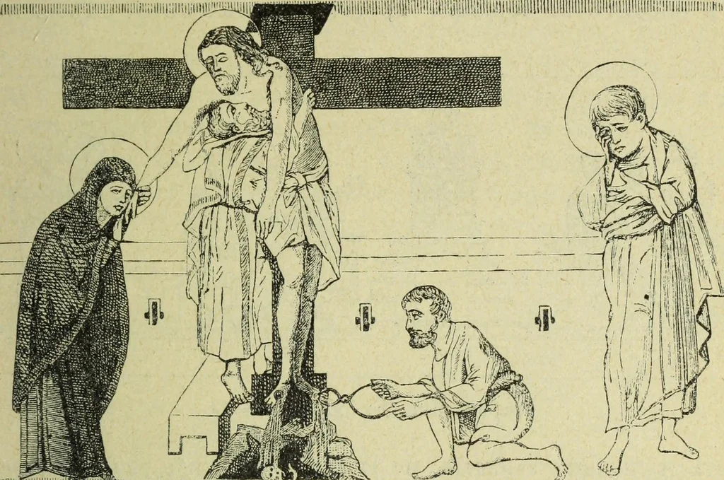 An illustration from Ocherki pamiatnikov khristiansko ikonografi i iskusstva, 1900, leaf 228