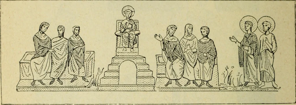 An illustration from Ocherki pamiatnikov khristiansko ikonografi i iskusstva, 1900, leaf 229