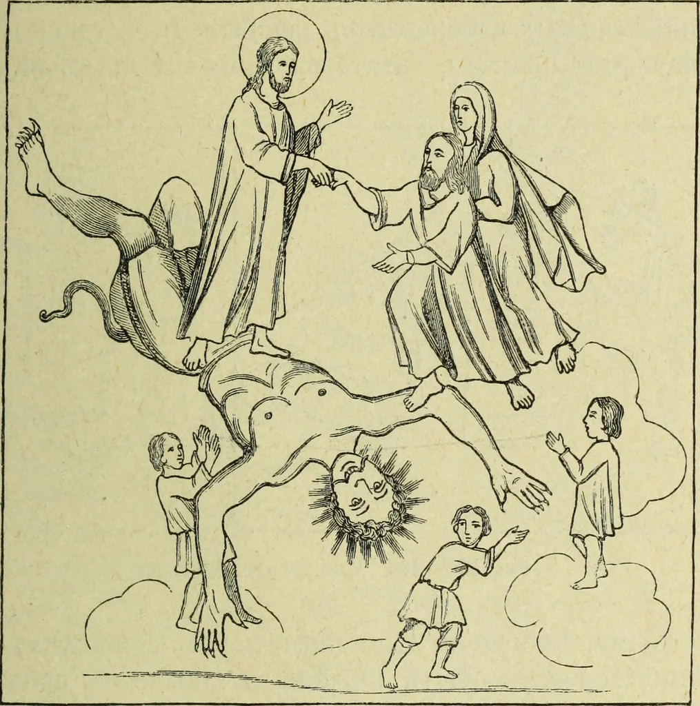 An illustration from Ocherki pamiatnikov khristiansko ikonografi i iskusstva, 1900, leaf 238
