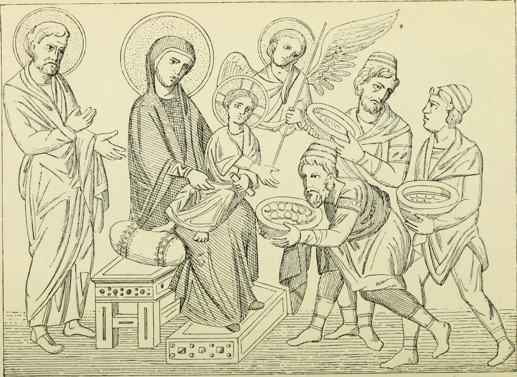 An illustration from Ocherki pamiatnikov khristiansko ikonografi i iskusstva, 1900, leaf 249