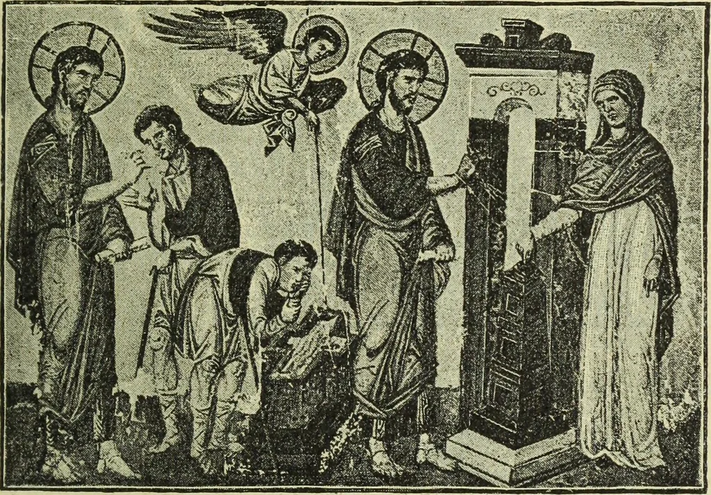 An illustration from Ocherki pamiatnikov khristiansko ikonografi i iskusstva, 1900, leaf 256