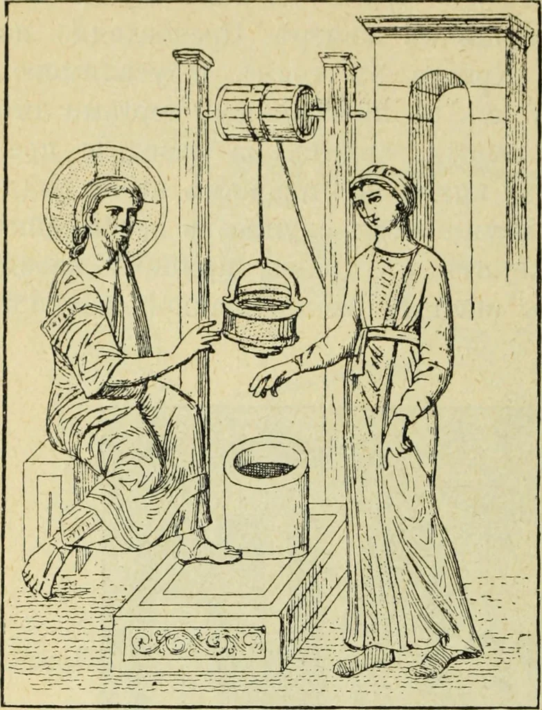An illustration from Ocherki pamiatnikov khristiansko ikonografi i iskusstva, 1900, leaf 257