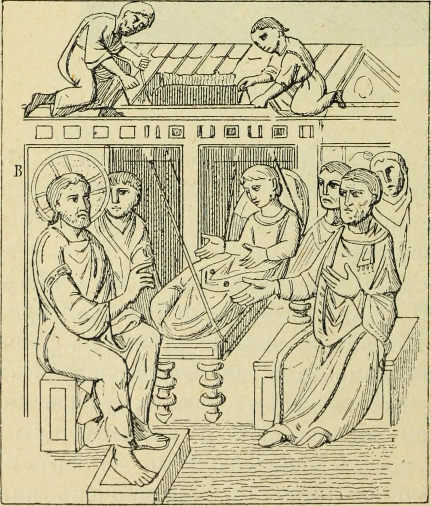 An illustration from Ocherki pamiatnikov khristiansko ikonografi i iskusstva, 1900, leaf 257