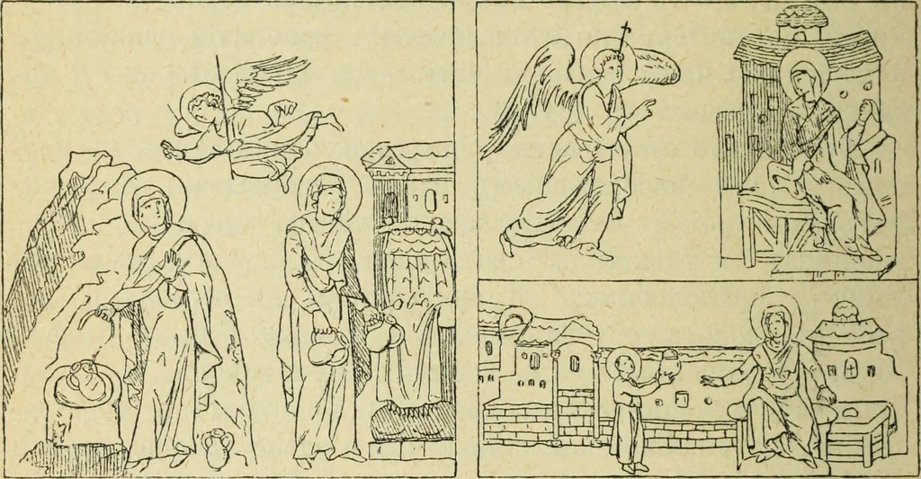 An illustration from Ocherki pamiatnikov khristiansko ikonografi i iskusstva, 1900, leaf 271