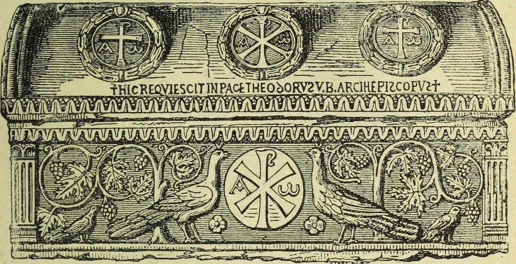 An illustration from Ocherki pamiatnikov khristiansko ikonografi i iskusstva, 1900, leaf 276