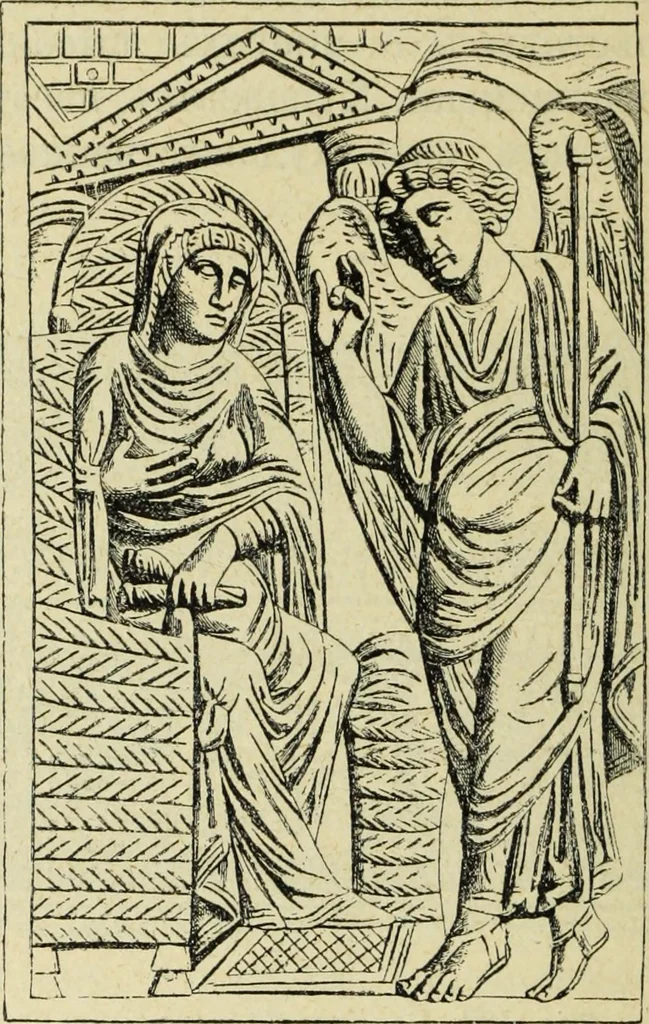 An illustration from Ocherki pamiatnikov khristiansko ikonografi i iskusstva, 1900, leaf 277