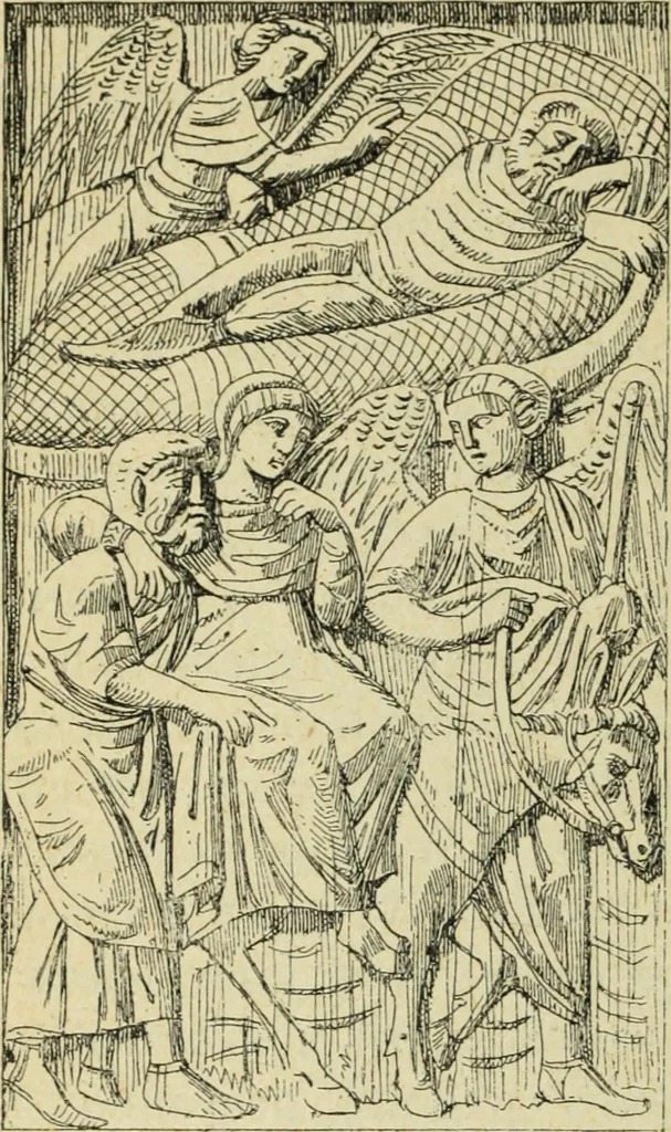 An illustration from Ocherki pamiatnikov khristiansko ikonografi i iskusstva, 1900, leaf 279