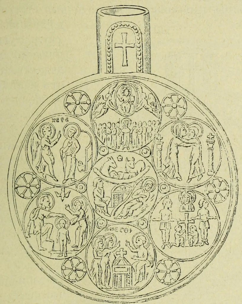 An illustration from Ocherki pamiatnikov khristiansko ikonografi i iskusstva, 1900, leaf 286