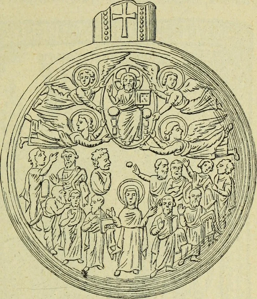 An illustration from Ocherki pamiatnikov khristiansko ikonografi i iskusstva, 1900, leaf 290