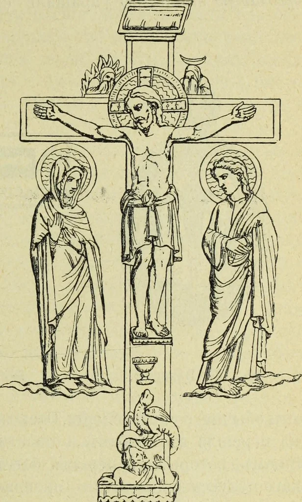 An illustration from Ocherki pamiatnikov khristiansko ikonografi i iskusstva, 1900, leaf 292