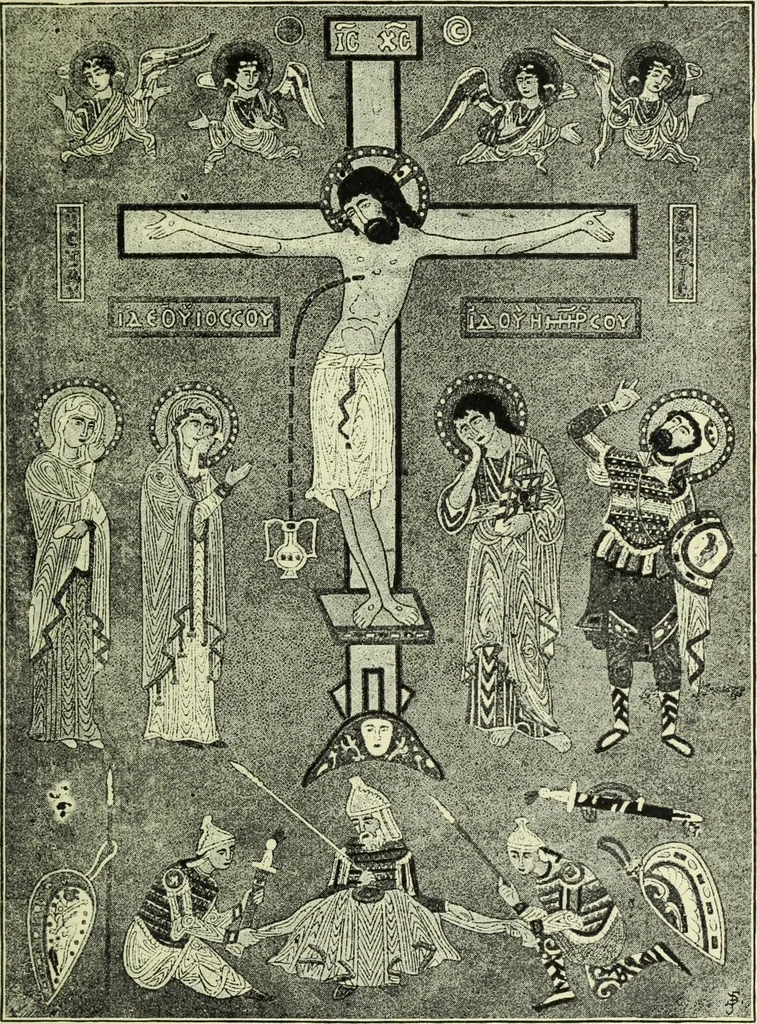 An illustration from Ocherki pamiatnikov khristiansko ikonografi i iskusstva, 1900, leaf 296