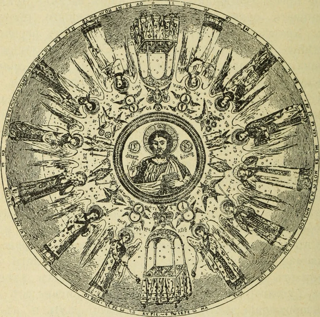 An illustration from Ocherki pamiatnikov khristiansko ikonografi i iskusstva, 1900, leaf 319