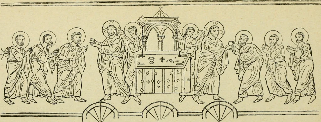 An illustration from Ocherki pamiatnikov khristiansko ikonografi i iskusstva, 1900, leaf 351