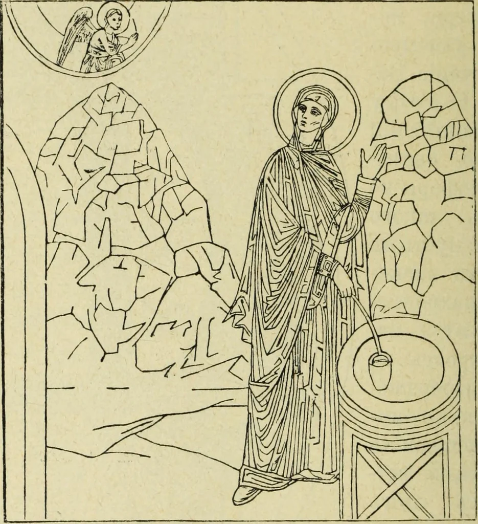 An illustration from Ocherki pamiatnikov khristiansko ikonografi i iskusstva, 1900, leaf 365